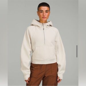 lululemon scuba oversized half zip hoodie